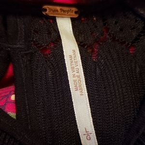 NWOT Lace Blouse w/Front Tie + Peekaboo Back